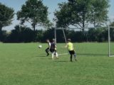 Laatste training S.K.N.W.K. JO11-1 van dit seizoen (75/110)