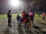 Voetbalpieten bezoeken training S.K.N.W.K. JO7-1, JO9-1 en JO13-1 (54/112)