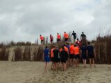 Bootcamp voor S.K.N.W.K. 1, 2 en JO19-1 op het strand (fotoboek 1) (21/323)
