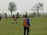 Onderlinge wedstrijd S.K.N.W.K. JO15-1 en JO17-1 (zaterdag 27 februari 2021) (29/95)