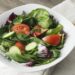 Healthy vegetable salad in plate