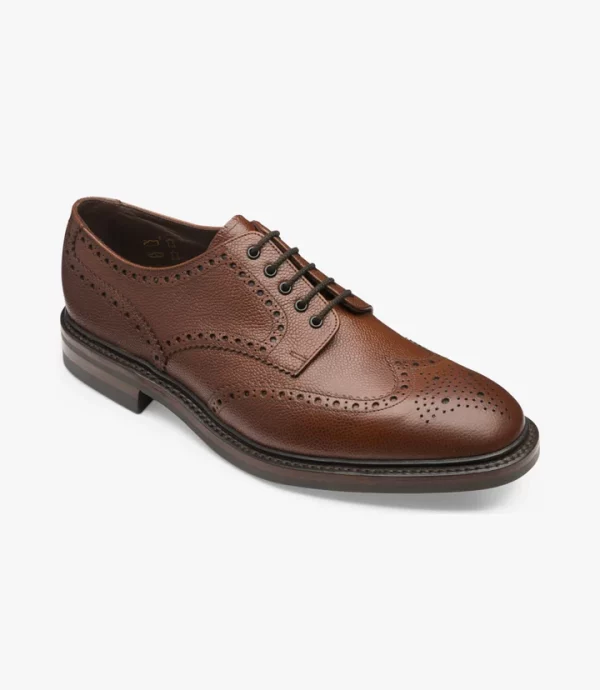 Loake 1880 Badminton Mörk Brun Grain - Bild 3