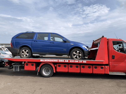Bilskrot reservdel av spännrulle till Toyota från Kållered räddar den gamla bilen