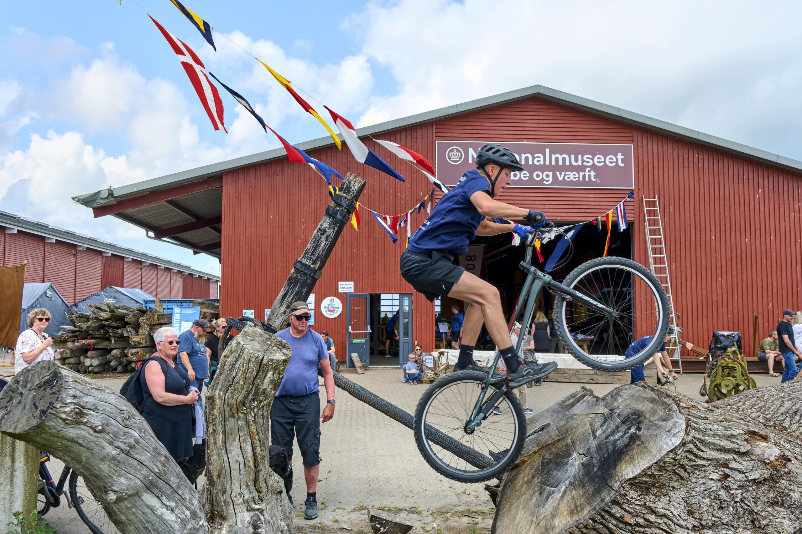 Cyklist på Skvulpfestival