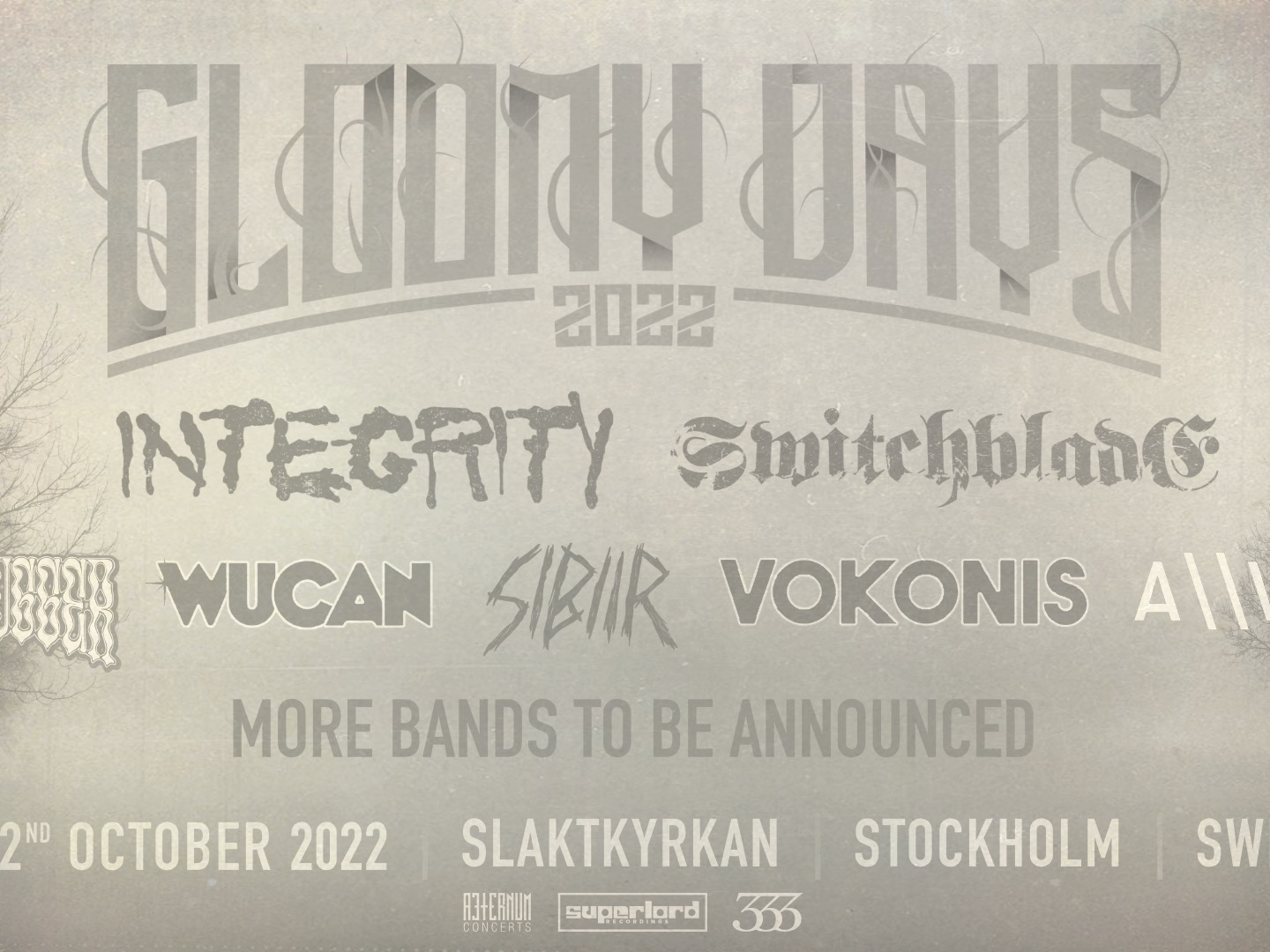 GLOOMY DAYS FESTIVAL 2022