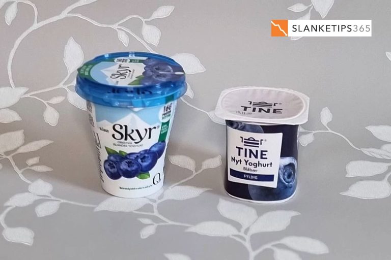 Skyr Blåbær vs Nyt Blåbær