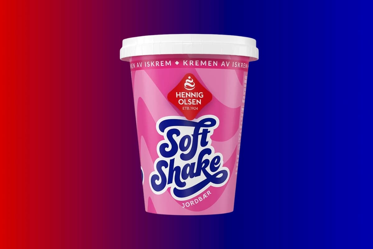 Soft Shake Jordbær - Den store iskremoversikten 2024