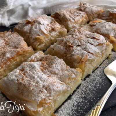 Bougatsa, grcka slatka pita so griz!!