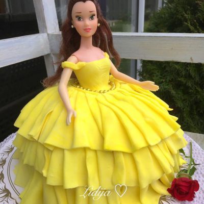 beauty and the beast torta