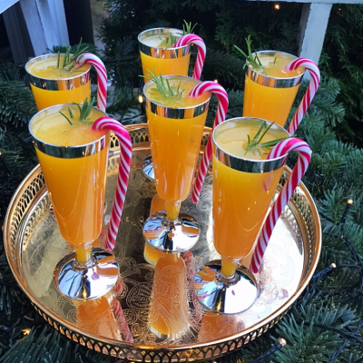 Praznicen Cocktail so sok od mandarini!