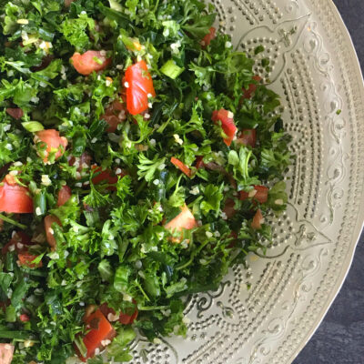 Tabbouleh, libanska salata so magdonos i bulgur! !!