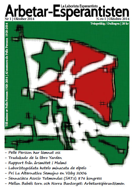 Arbetar-Esperantisten, nr 1 oktober 2014