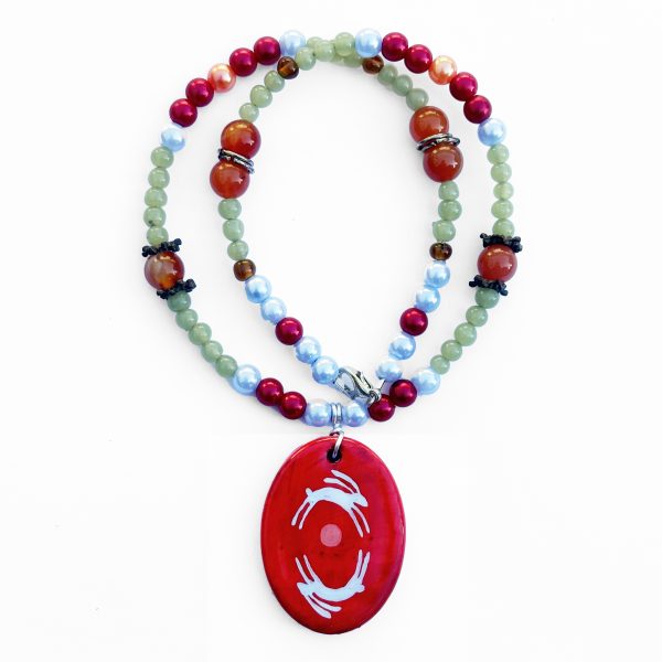 Soul Hares Beaded Necklace VII