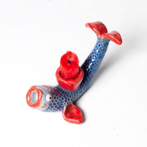 Faithful Fish Candlestick Holder (Finn)