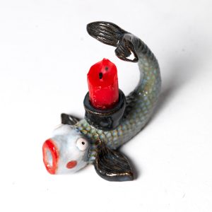 Faithful Fish Candlestick Holder (Fibber)