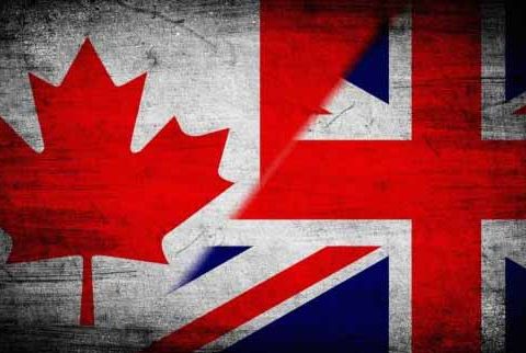 Career Teaching- Canada and UK Flag