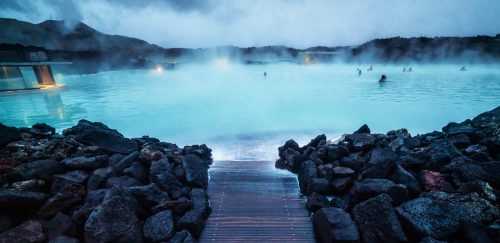 Picture of lagoon in Reykjavik, Iceland