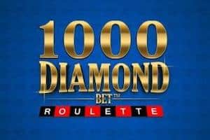 Ruleta de apuesta de diamante 1000