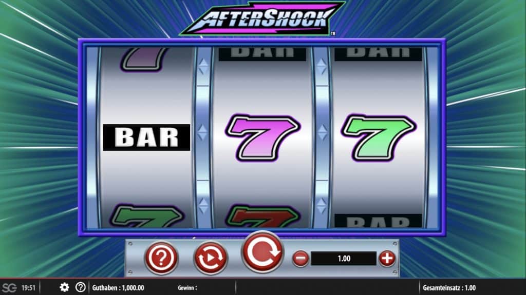 Captura de pantalla de Aftershock Frenzy Slot