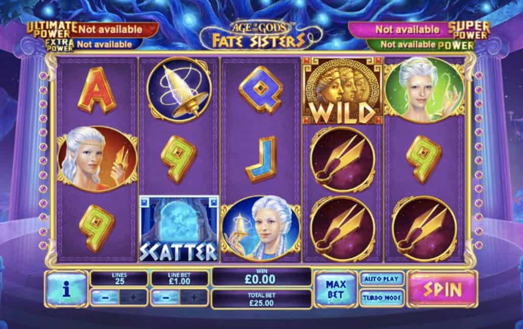 Age of the Gods - Fate Sister's Slot Screenshot