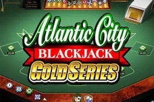 Atlantic City Blackjack auksinis logotipas