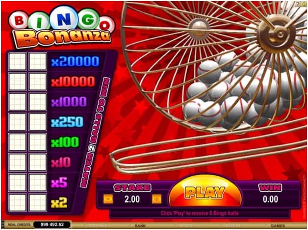 Zrzut ekranu Bingo Bonanza