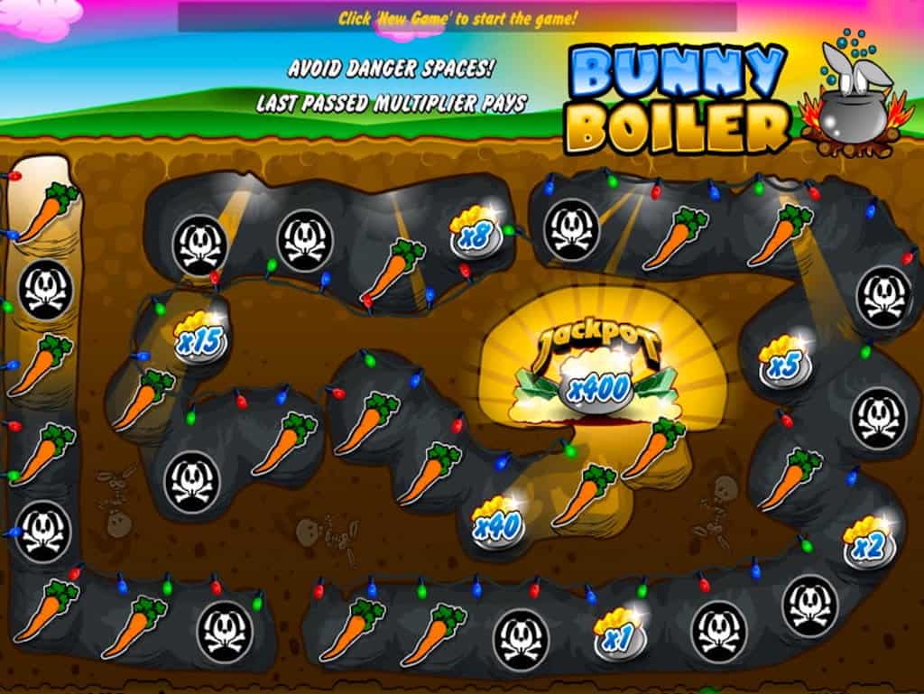 Snímek obrazovky kotle Bunny
