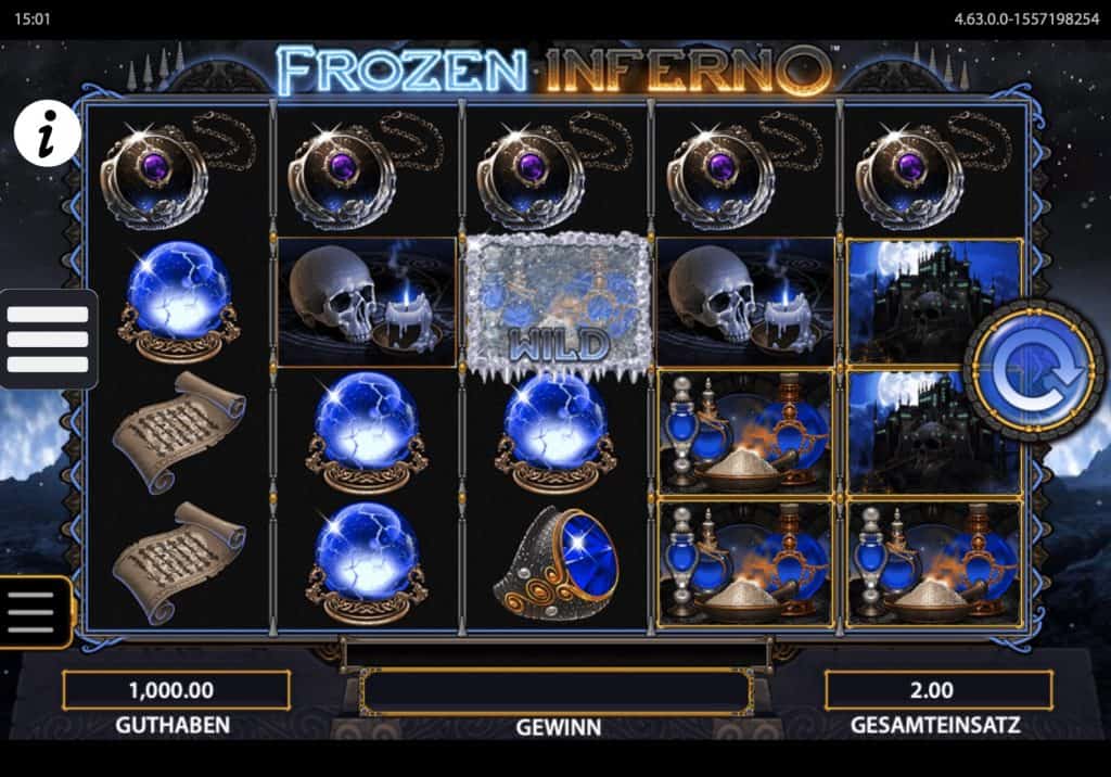 Στιγμιότυπο οθόνης υποδοχής Frozen Inferno