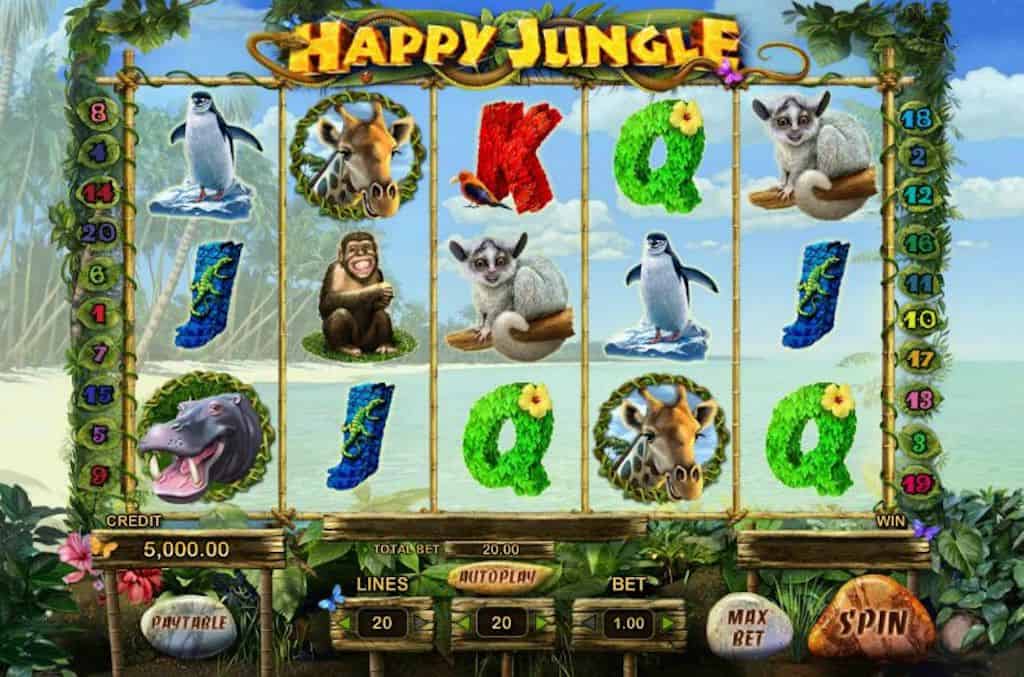 Happy Jungle -kuvakaappaus