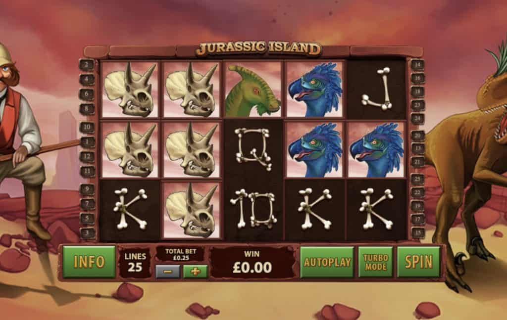 Jurassic Island Slot Screenshot
