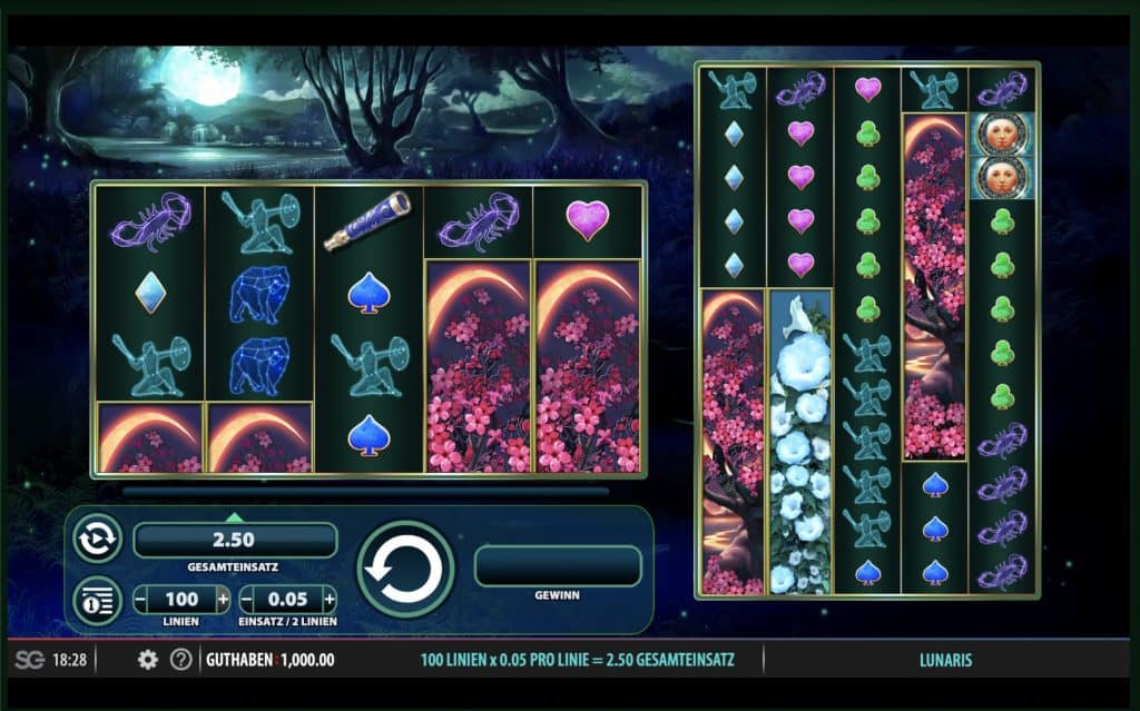 Lunaris Slot captura de pantalla