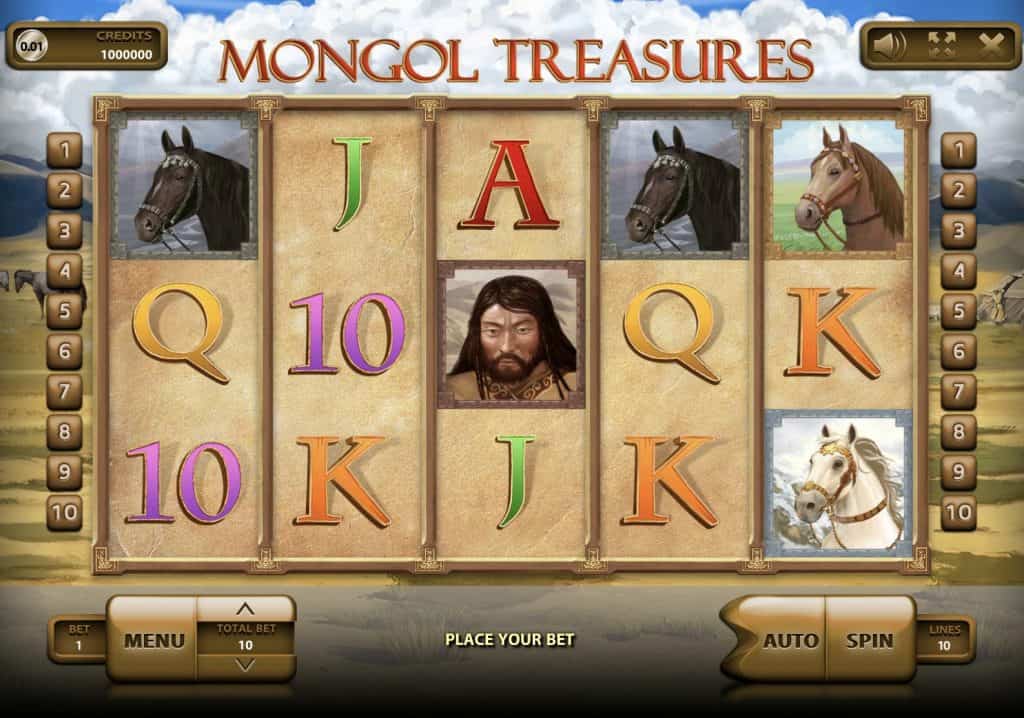 Captura de tela do tesouro dos tesouros mongóis