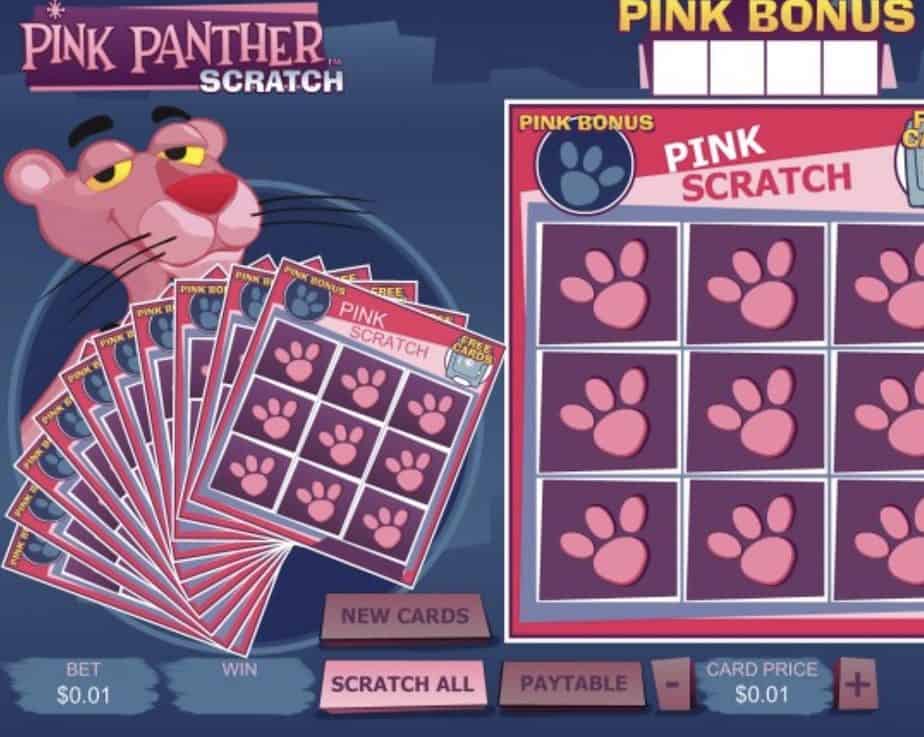 Zrzut ekranu Różowej Pantery