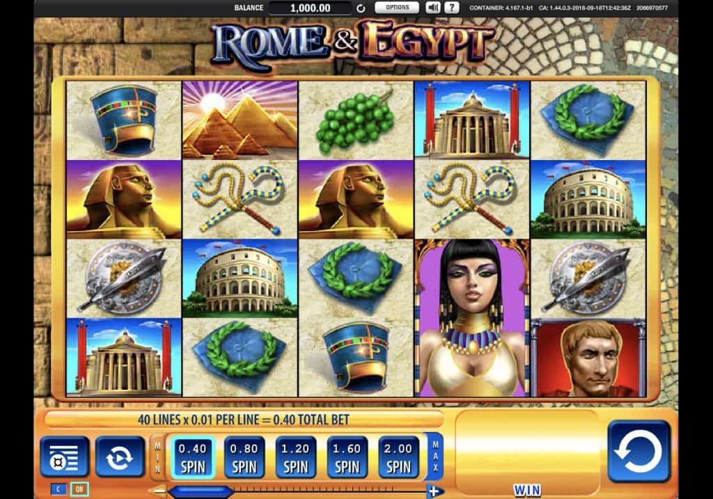 Screenshot z Říma a Egypta