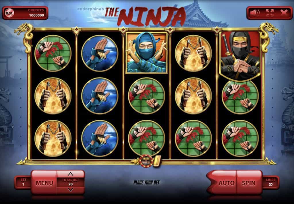 Skärmdumpen för Ninja slot