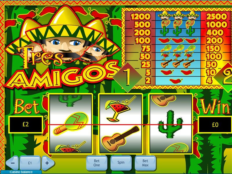 Екранна снимка на Tres Amigo