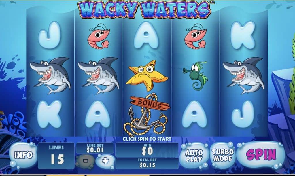 Wacky Waters Slot Screenshot