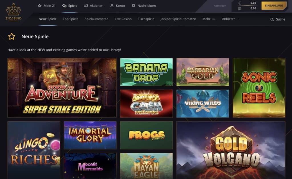 Στιγμιότυπο οθόνης 21 Casino Game Lobby