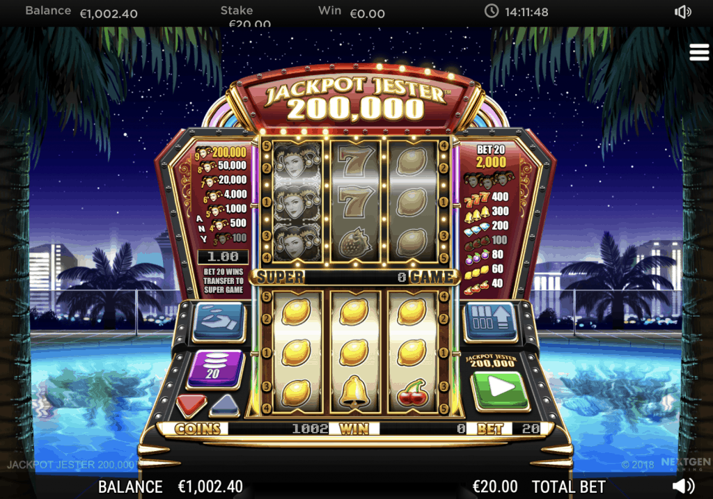 Jackpot Jester 200K Slot Screenshot