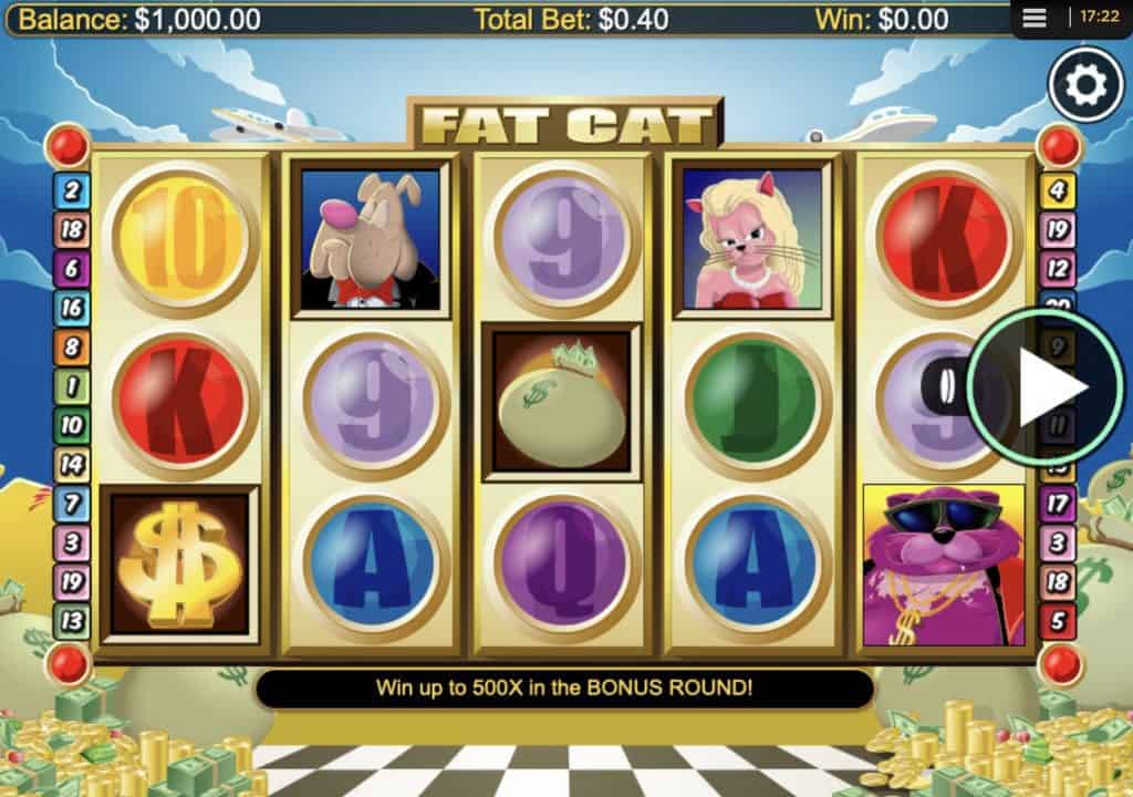 Zrzut ekranu Fat Cat Slot