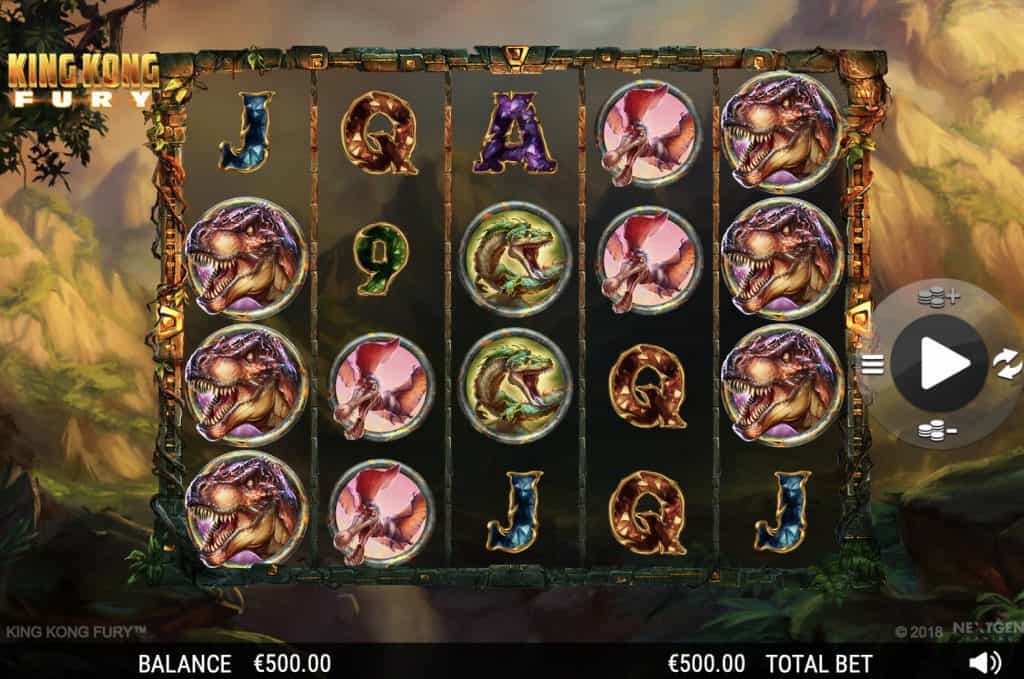 Snímek obrazovky King Kong Fury