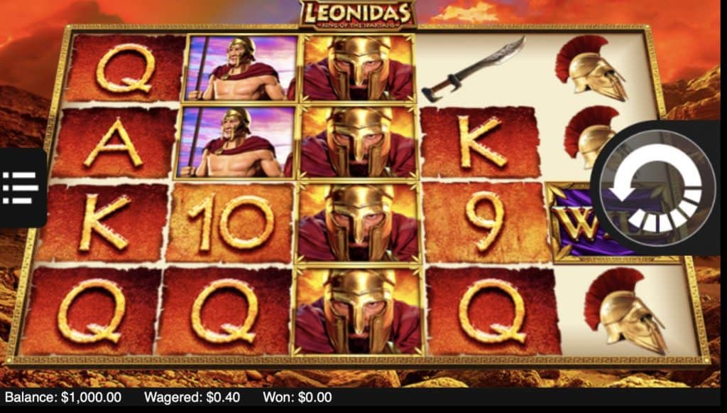 Schermata di Leonidas King of the Spartans