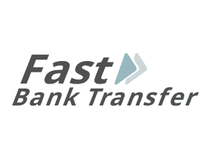 Λογότυπο γρήγορης τραπεζικής μεταφοράς