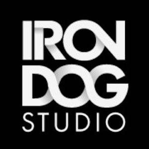 Iron Dog studijos logotipas