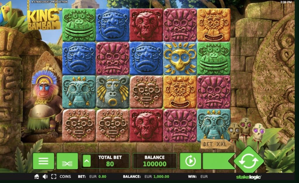 Zrzut ekranu z gry King Bam Bam Slot