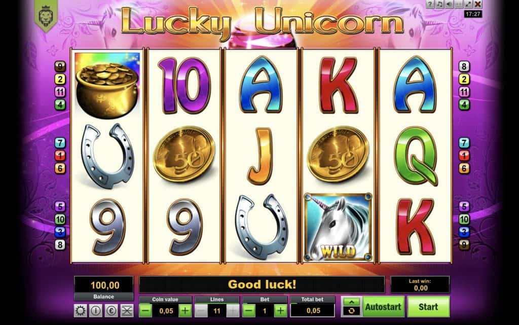 Lucky Unicorn Slot Screenshot