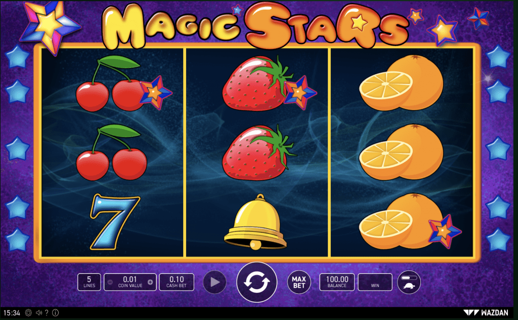 Magic Stars Wazdan Slot Screenshot