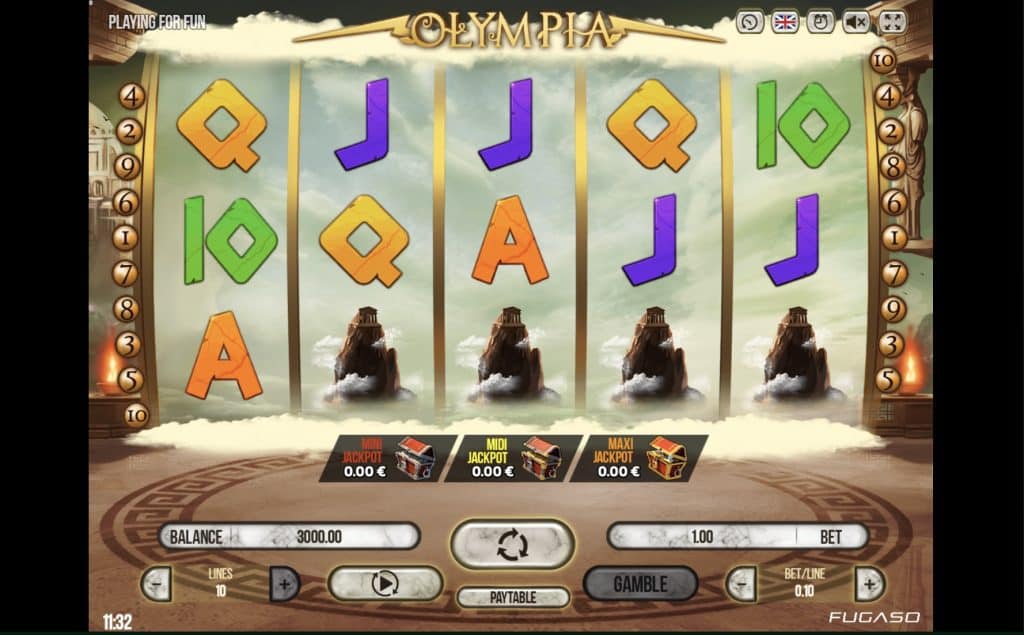 Olympia Slot Screenshot