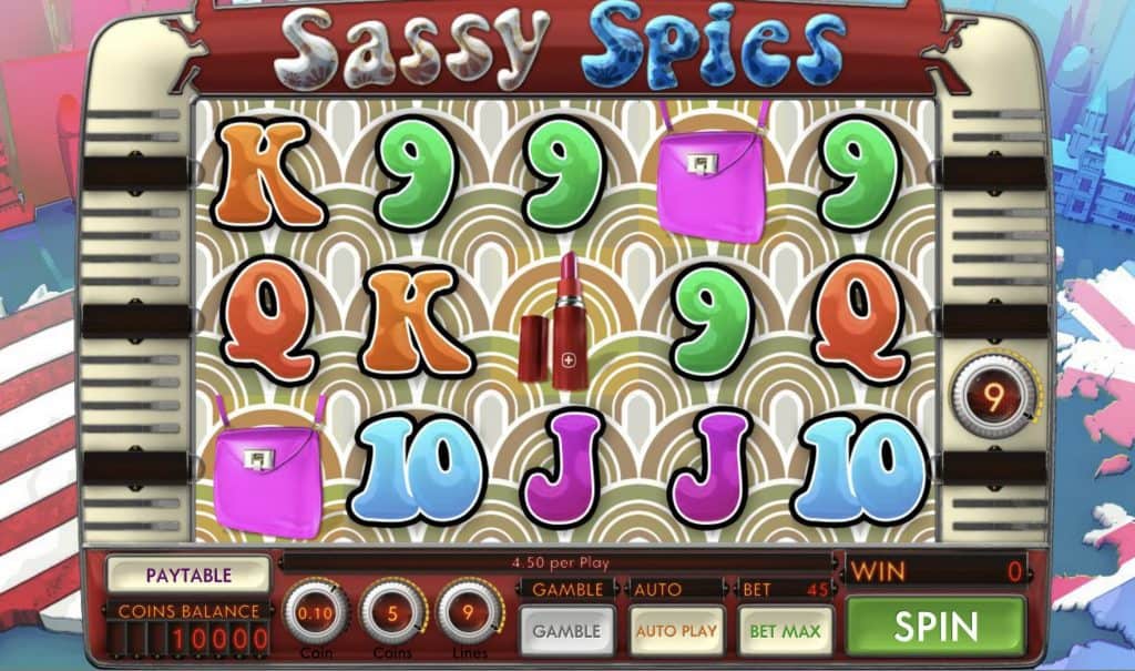 Sassy Spies Genii Slot Screenshot