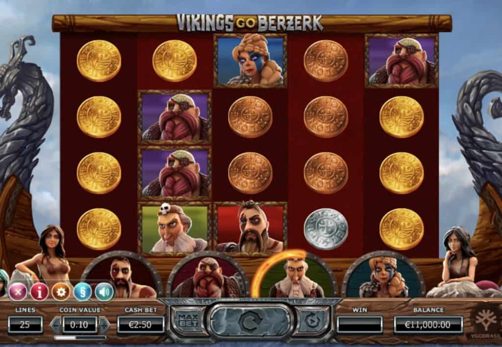 Στιγμιότυπο οθόνης υποδοχής Vikings Go Berzerk